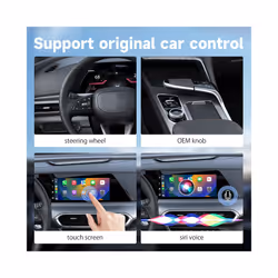 Birgus Wireless Carplay Adapter 2.4G+5.8GHz WiFi Bluetooth Apple Carplay Dongle With Hi Siri Ai Box Car Radio Accessories