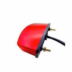 12V Motorcycle License Plate Light Red Tail Rear Light Brake Stop Lamp