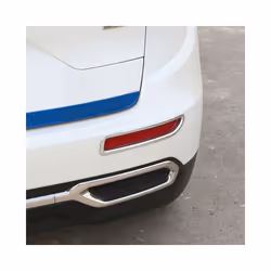 Jameo Auto 2Pcs/Set Car Chrome Rear Fog Lights Cover Fog Lamp Trim Stickers for Renault Koleos Samsung QM6 2017 2018 Accessories
