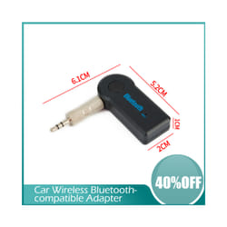 Wireless Car BT Receiver Adapter 3.5mm Audio Stereo Music Handsfree Headphone Reciever Handsfree Automobiles Car Kit