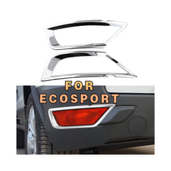2Pcs ABS Chrome Car Rear Fog Light Lamp Cover Decoration Sticker Trim for Ford Ecosport 2013 2014 2015 2016 2017 Accessories