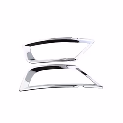 2Pcs ABS Chrome Car Rear Fog Light Lamp Cover Decoration Sticker Trim for Ford Ecosport 2013 2014 2015 2016 2017 Accessories