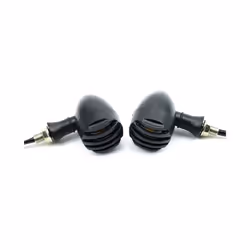 2Pcs Motorcycle LED Turn Signal Light Flashing Lamp Sequential Flowing