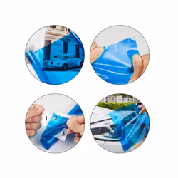 Gloss Light Blue Tint Vinyl Wrap Film For Car Headlight Taillight Vinyl Film Sticker Universal Protection Cover 30*60cm
