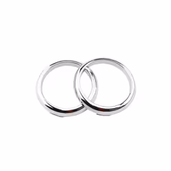 ABS Chrome Car Fog Lights Lamp Sticker Fog Lamp Cover for Ford Focus 2 Mk2 Sedan Hatchback 2005 - 2011 Interior Accessories