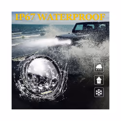 Universal 7 Inch Led Car Motorcycle Headlight 200W 6000K IP67 Waterproof DRL/Low Beam/High Beam Headlamp