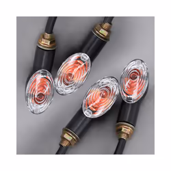 4Pcs Motorcycle Motor Turn Signal Blinker Light Indicator Amber Bulb Motorbike Lamp Universal For Honda Suzuki Yamaha 12V