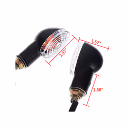4Pcs Motorcycle Motor Turn Signal Blinker Light Indicator Amber Bulb Motorbike Lamp Universal For Honda Suzuki Yamaha 12V