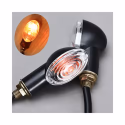 4Pcs Motorcycle Motor Turn Signal Blinker Light Indicator Amber Bulb Motorbike Lamp Universal For Honda Suzuki Yamaha 12V