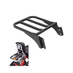 Motorcycle Black Backrest Sissy Bar Luggage Rack For Harley Sportster XL models XL883 XL1200 Heritage Softail Dyna FLST
