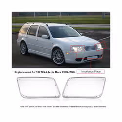 2pcs Headlight Lens Cover for VW MK4 Jetta Bora 1998-2004 Lampshade Head Lamp Covers Front Light Shell Glass Lamp Car Accesso ...