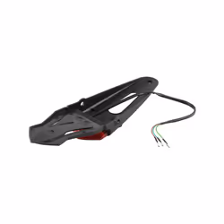 For KTM Honda Kawasaki Yamaha Rear Brake Light LED Fender Taillight Enduro Motocross Modified Parts Motorcycle Mudguard - Black