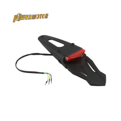For KTM Honda Kawasaki Yamaha Rear Brake Light LED Fender Taillight Enduro Motocross Modified Parts Motorcycle Mudguard - Red