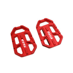F GS Motorcycle G310gs Billet Wide Foot Pegs Pedals Rest Footpegs FOR BMW G310GS F750GS F850GS R1200GS Accessories - Red GS