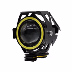 Waterproof Motorcycle LED Headlight 3000LMW U7 Motorbike LED Driving Fog Spot Light with Switch - 2Pcs White light
