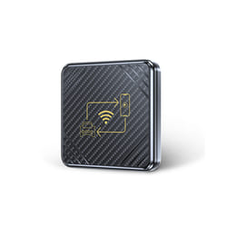 2in1 Wireless CarPlay Dongle Wireless Android Auto Box For Car Radio with Wired CarPlay All in One Box - black