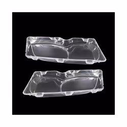 One Pair of Headlight Clear Cover Headlamp Lens Front Headlamp Lens Replacemnt for BMW E46 3-series 4 Door 02-05 Headlight