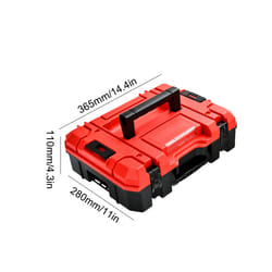 Large Empty Tool Box Set Stackable Piece Box Toolbox For Mechanics Plastic Tool Organizer Suitcase Tools Storage Box - 365x280x110mm