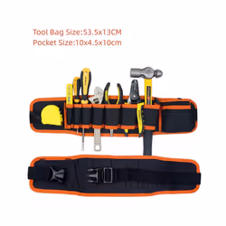 Tool Bags Electrician Tools Waist Storage Bag With Belt for Pocket Wrench Pliers Wire Organizer Electrician Tools Belt - Oran ...