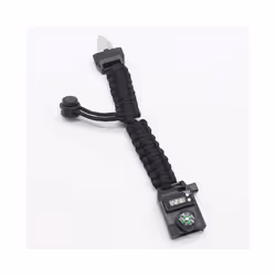 Multi-function 7-in-1 Survival Bracelet Men Women Outdoor Camping Hiking Rescue Emergency Paracord Bangles Compass Whistle - ...