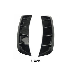 For BMW Accessories E60 F30 F10 E36 E30 F20 E92 Front Bumper Air Intake Hood Side Vents Decorative Cover Universal - Black