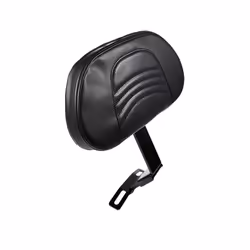 Black Plug-in Driver Backrest Kit Rider Backrest For Harley Fatboy Heritage Softail 2007-2017 CV Style - C