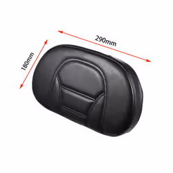 Black Plug-in Driver Backrest Kit Rider Backrest For Harley Fatboy Heritage Softail 2007-2017 CV Style - C