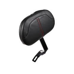 Black Plug-in Driver Backrest Kit Rider Backrest For Harley Fatboy Heritage Softail 2007-2017 CV Style - F