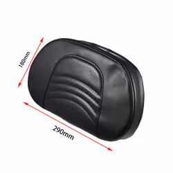 Black Plug-in Driver Backrest Kit Rider Backrest For Harley Fatboy Heritage Softail 2007-2017 CV Style - F