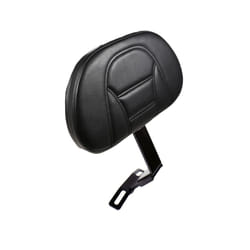Black Plug-in Driver Backrest Kit Rider Backrest For Harley Fatboy Heritage Softail 2007-2017 CV Style - A