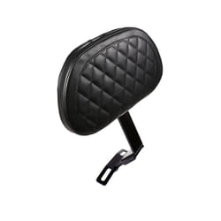Black Plug-in Driver Backrest Kit Rider Backrest For Harley Fatboy Heritage Softail 2007-2017 CV Style - E
