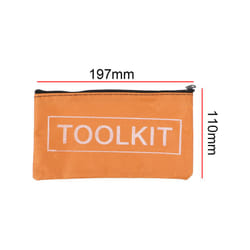 High Quality Zipper Canvas Oxford Small Tool Bag Hardware Toolkits Waterproof Organizer Storage Bags Multi-function Portable - Small yellow