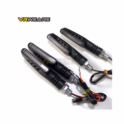 4PCS LED Turn Signals Indicator Motorcycle Flasher Arrow Motorcycle Turn Signals Light Motorcycle Light For Honda Yamaha - 4Pcs