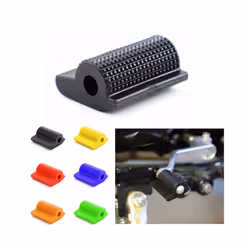 Motorcycle Shift Gear Lever Pedal Rubber Cover Gear Shifter Shoe Protector Case Shoe Protector Foot Peg Toe Gel Motorcycle - Black Rubber Cover