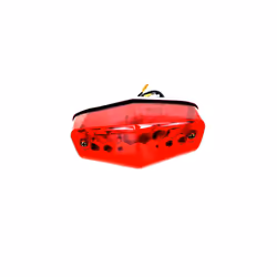 12V Cafe Racer Motorcycle Tail Light Brake Rear Lamp For Lucas Replica 525 Triumph BSA Taillight For Harley Chopper Stop - Re ...