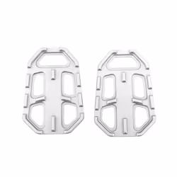1 Pair CNC Foot Peg Extender Pedal Rest Titanium &Black Fits for BMW R1200GS 2013-2017 G310GS S1000XR - Silver