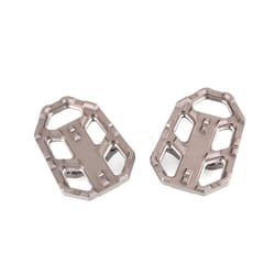 FOR HONDA Motorcycle Wide Front Brake Footrest Pedal Footpeg Enlarge Foot Pad NC 750X 750S 700X 700s - sliver