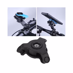 Bike Motorcycle Shock Absorber Mobile Phone Bracket Shock Absorption High Frequency Vibration Anti-shake Riding Vibration - Black