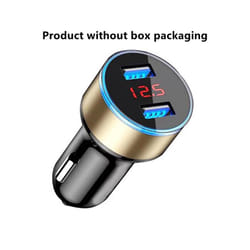 Car Bluetooth 5.0 FM Transmitter PD Type-C Dual USB 3.1A Fast Charger Wireless Handsfree Audio Receiver Car MP3 Player Modulator - 2USB car charger