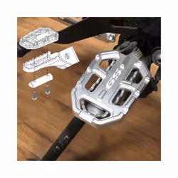 For BMWNine T S1000XR Motorcycle Billet Wide Foot Pegs Pedals Rest Footpegs GS 1200 850 750 310 - S1000XR