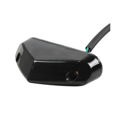 New 1pcs Motorcycle modified tail light Electric vehicle rear tail light LED brake warning light fender small tail light - Black