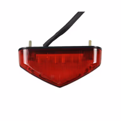 New 1pcs Motorcycle modified tail light Electric vehicle rear tail light LED brake warning light fender small tail light - Re ...