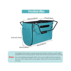 PENGGONG Telescoping Ladder Portable Tool Bag Herringbone Ladder Tool Storage Bag 600D Waterproof Oxford Cloth Tool Pouch - Blue