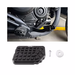 For Honda Rebel 250/500 Rebel 250/500 2017-2021 Rear Foot Brake Lever Enlarger Extension Rear Brake Peg Pad - Black