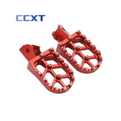 For Sur Ron Sur-Ron Surron Light Bee X & S Electric Motocross universal Motorcycle CNC aluminum Footpegs Bracket Pedal Foot - Red