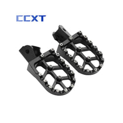 For Sur Ron Sur-Ron Surron Light Bee X & S Electric Motocross universal Motorcycle CNC aluminum Footpegs Bracket Pedal Foot - Black