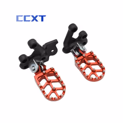 For Sur Ron Sur-Ron Surron Light Bee X & S Electric Motocross universal Motorcycle CNC aluminum Footpegs Bracket Pedal Foot - Black