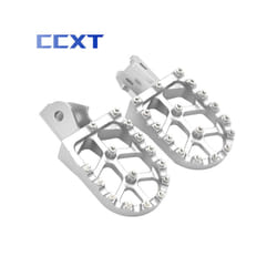 For Sur Ron Sur-Ron Surron Light Bee X & S Electric Motocross universal Motorcycle CNC aluminum Footpegs Bracket Pedal Foot - Silver