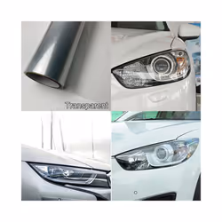 Smoke Matte Black Headlight Film Taillight Tint Fog Light Vinyl Film Rear Lamp Tinting Film For Vehicle Motorcycle Light - Matte Black