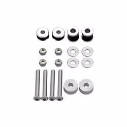 KASIMT Motorcycle Sissy Bar Docking Hardware Kit for Harley Touring FLSTC FXSTSB FXSTS FXSTC FLSTF FXST FXSTB FLSTN 1984-2021 - Chrome